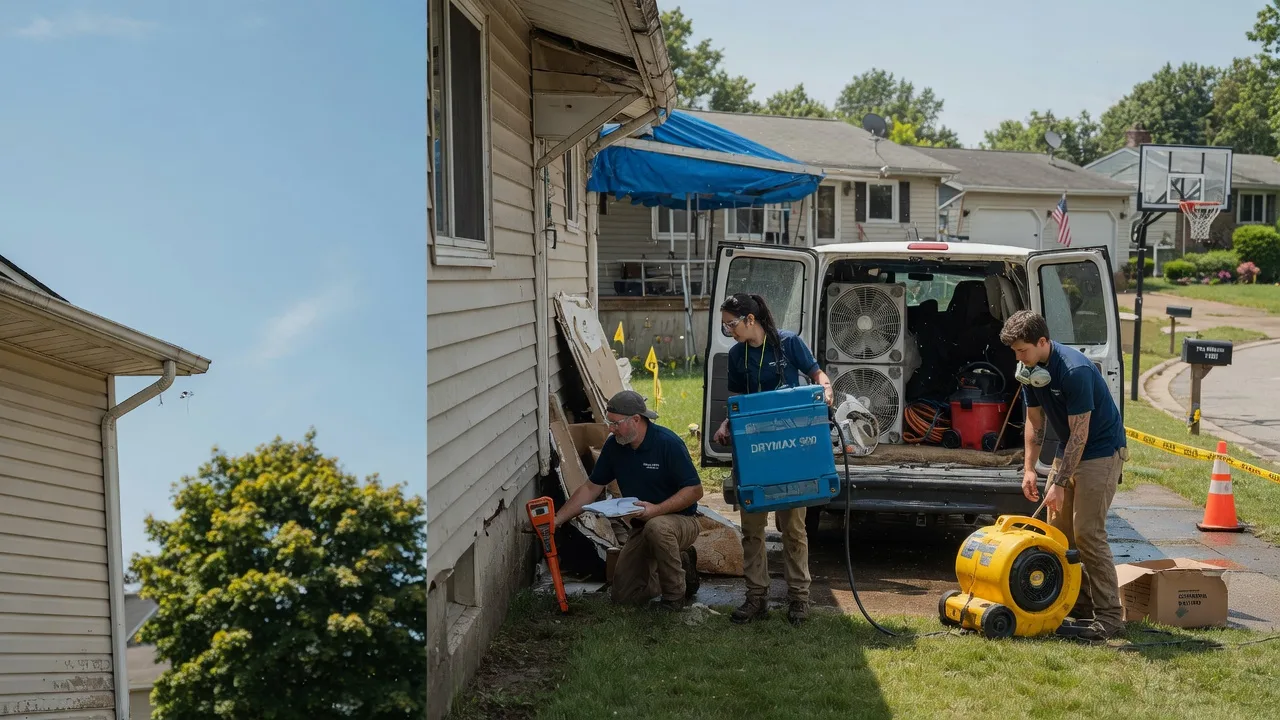 Ceiling Leak Cleanup in Newport, IN near me